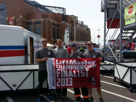 Westfield firefighters at this  year's Indianapolis Combat Challenge.